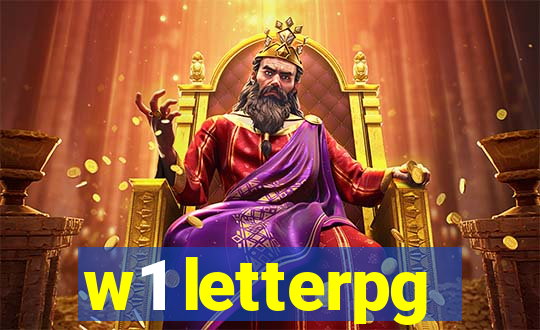 w1 letterpg